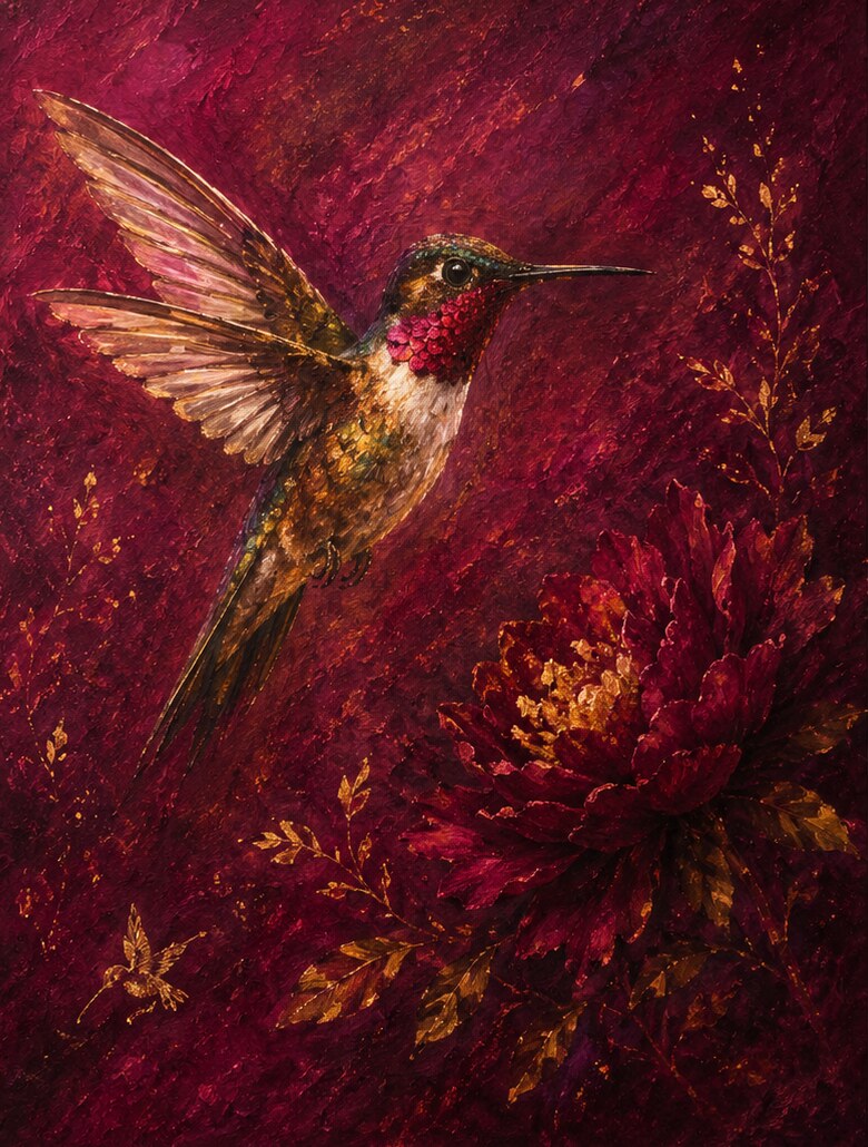 Burgundy Bloom