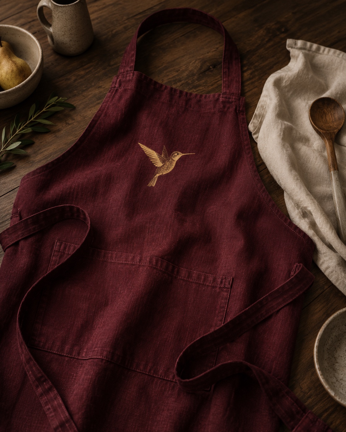 The Hummingbird apron